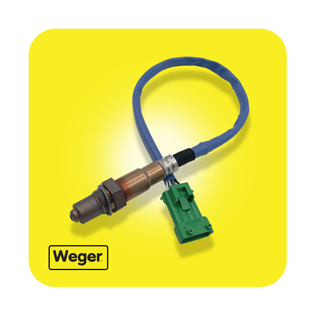 سنسور اکسیژن زامیاد و نیسان یورو 2 سوکت تخت سبز(سیم متوسط) Weger